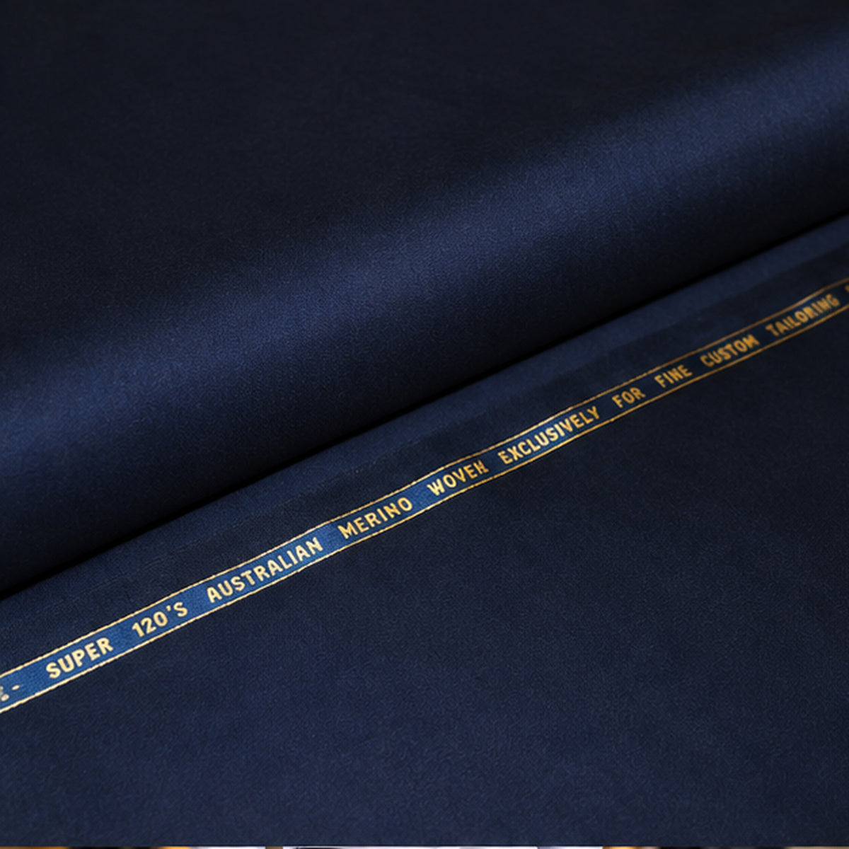 Navy Super Merino Wool Fabric 58/60in Width by the Yard Soft Chic