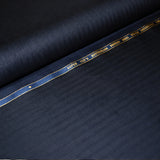 Navy Herringbone Merino Wool Fabric 58/60in Width by the Yard