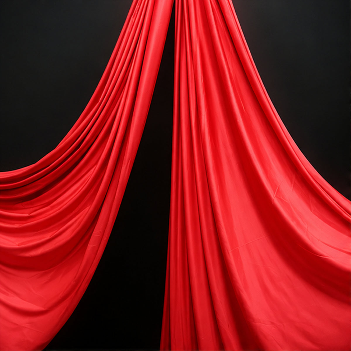 Red Low Stretch Polyester Fabric Extra Wide 108/120 Inch Yard