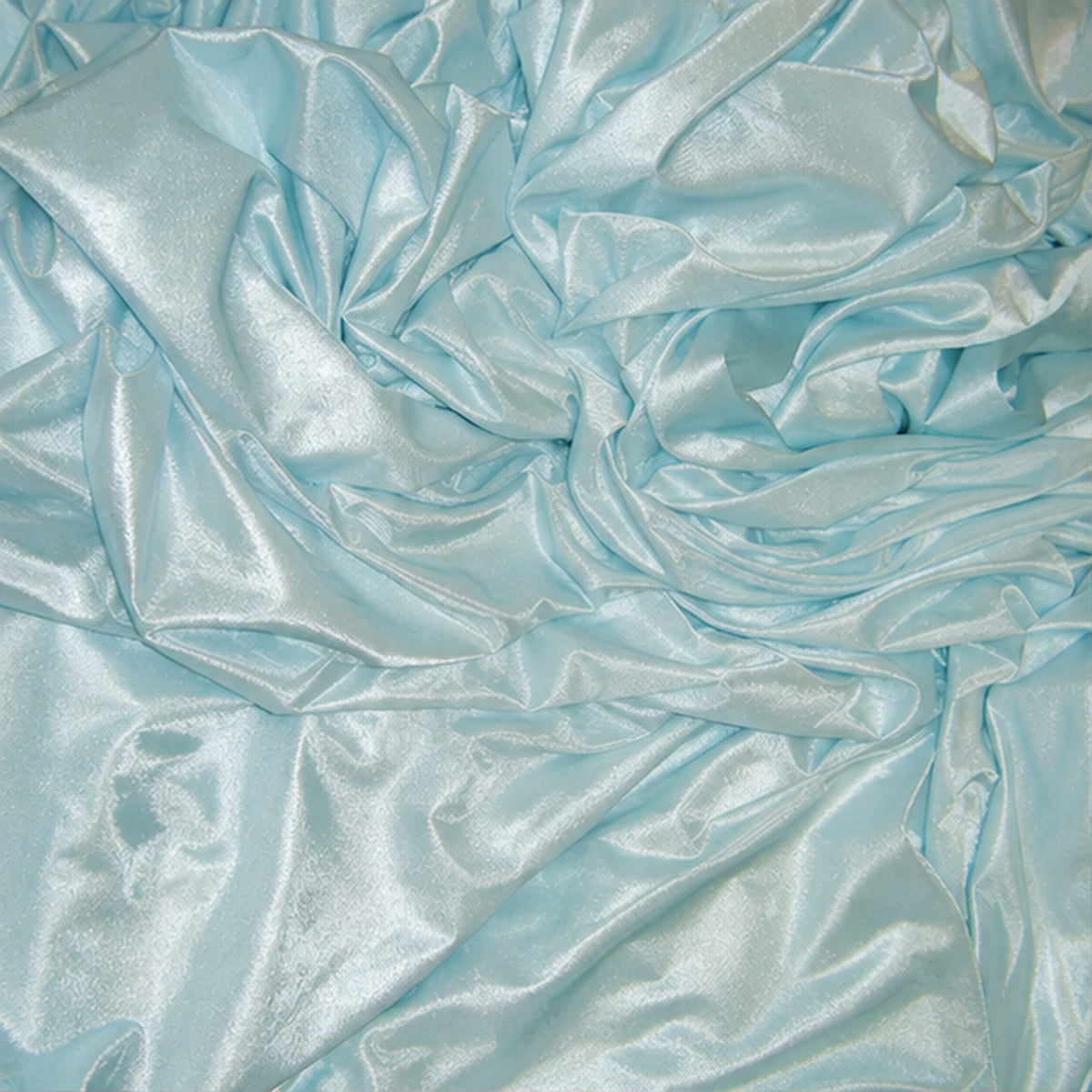 Light Blue Low Stretch Polyester Fabric Extra Wide 108/120 Inch