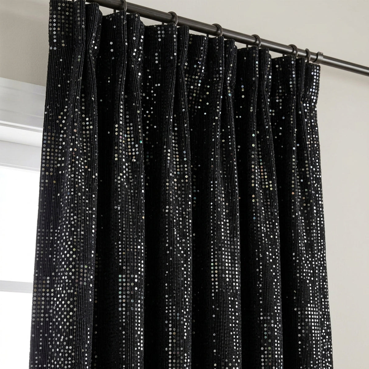 Small Dot Confetti Sequin Fabric Sparkle Polyester Costume Yard