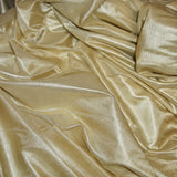 Champagne Low Stretch Polyester Fabric Extra Wide 108/120 Inch