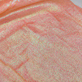 Orange Crush Barbie Organza Fabric Shiny Sheer by the Yard Decor