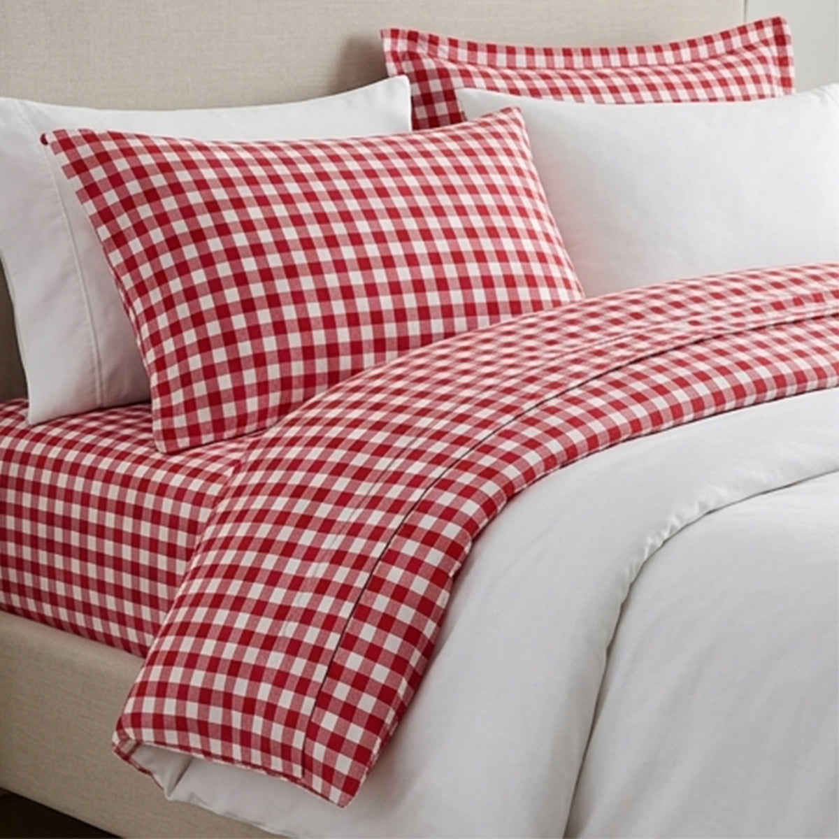 Buffalo Check Poly Poplin Fabric 60 Inch Wide Durable Polyester