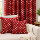 Red White Star Print Poly Cotton Fabric 60 Inch Wide Yard