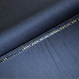 Blue Sharkskin Merino Wool Fabric 58/60in Width by the Yard Soft