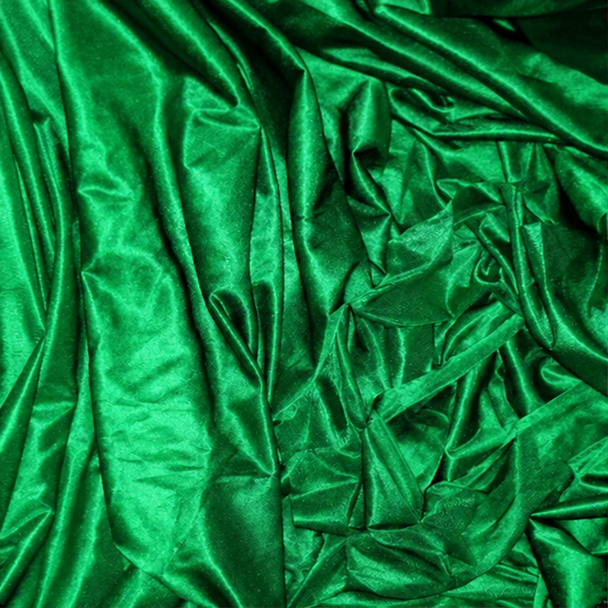 Kelly Green Low Stretch Polyester Fabric Extra Wide 108/120 Inch Yard