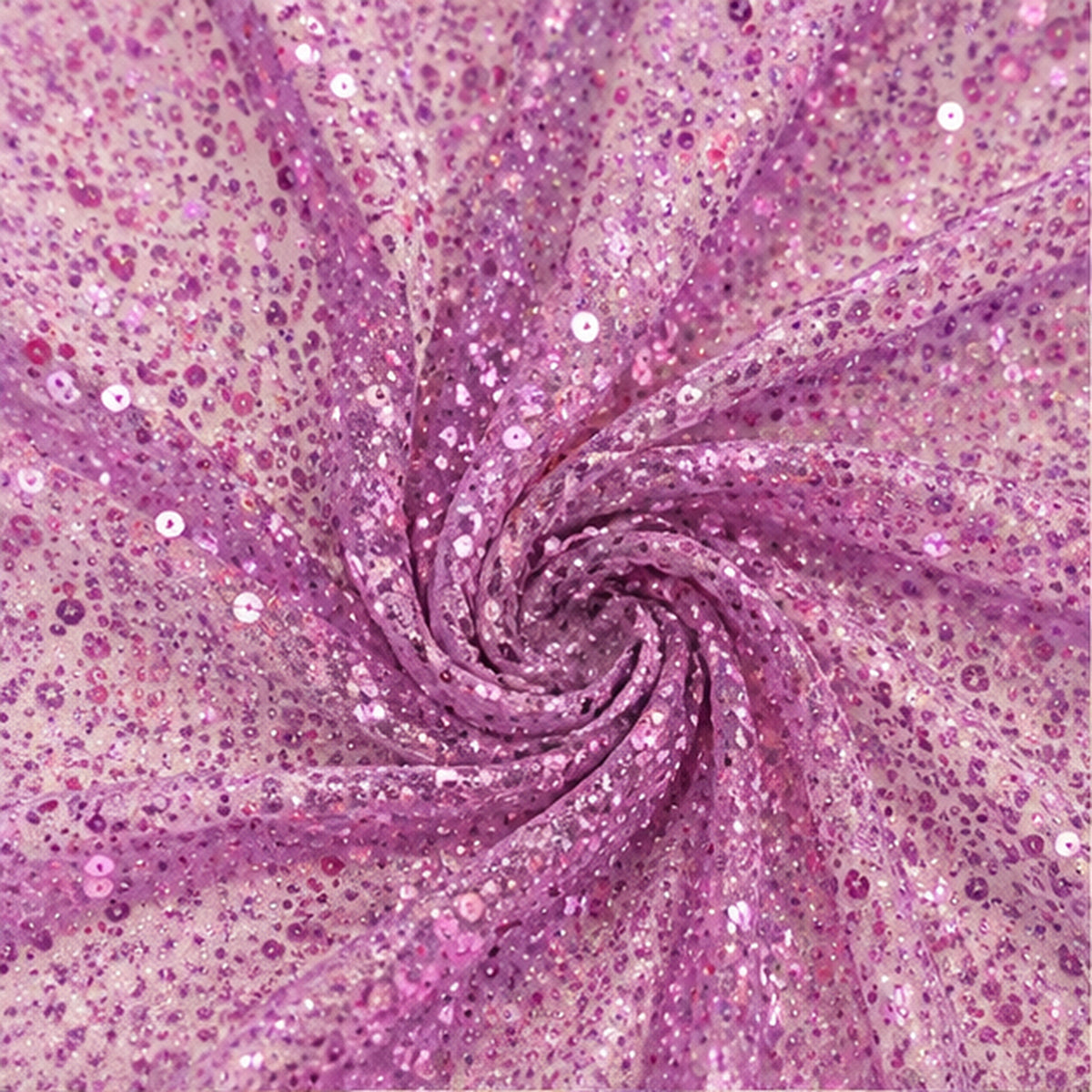 BPS Mesh Lace Lilac Fabric Sheer Stretch Floral by the Yard Decor
