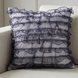 Ruffle Organza Fabric Sheer Polyester Mesh 52 to 54 Inch Wide