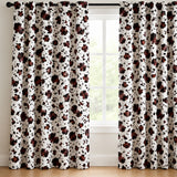 Black Cow Print Poly Cotton Fabric 58 Inch Wide Durable Yard