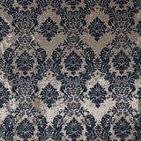 Velvet Flocked Damask Taffeta Fabric for Dresses Decor by Yard