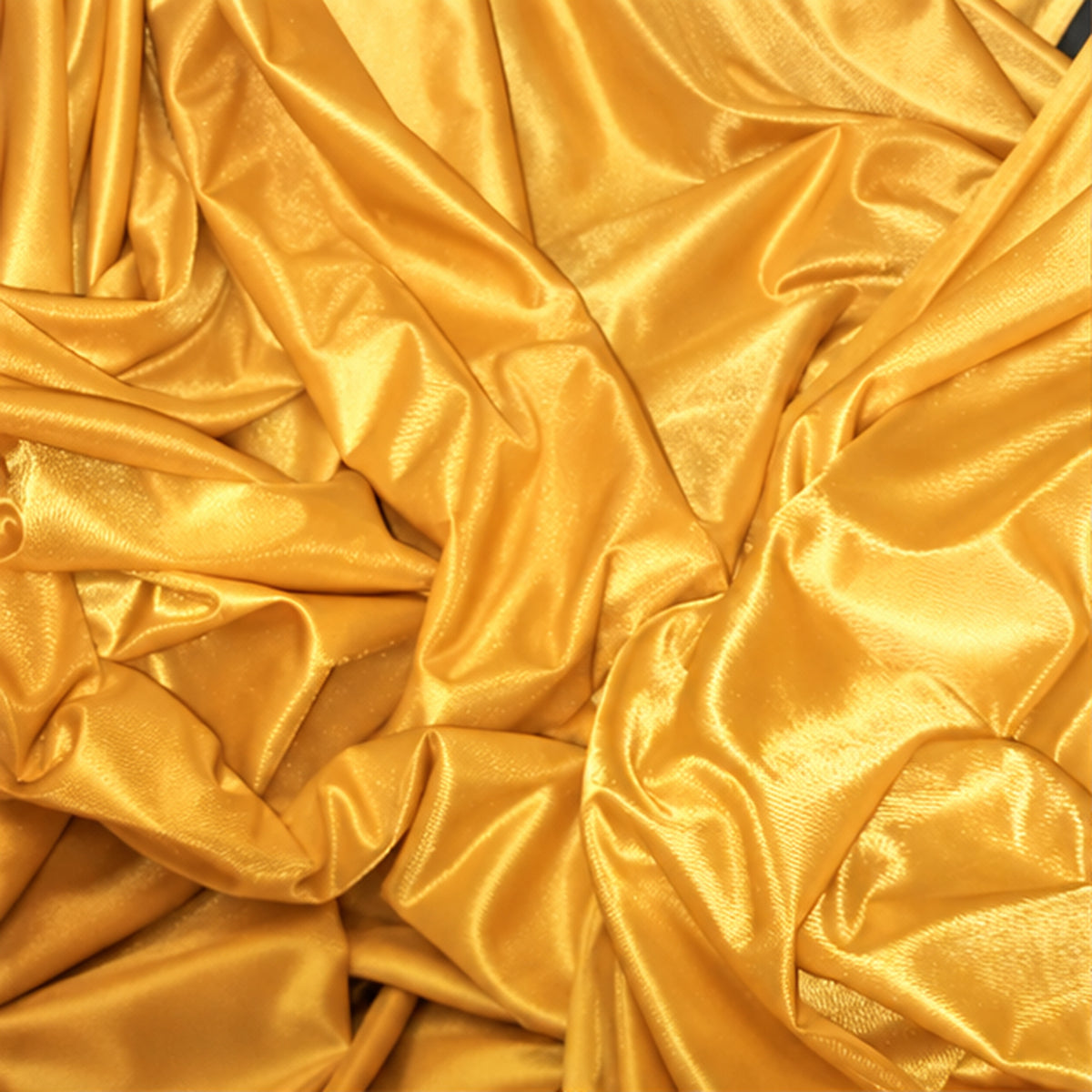 Gold Low Stretch Tricot Polyester Fabric Extra Wide 108/120 Inch