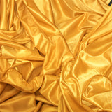Gold Low Stretch Tricot Polyester Fabric Extra Wide 108/120 Inch
