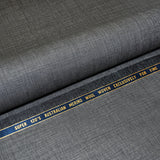 Med Grey Sharkskin Merino Wool Fabric 58/60in Width by the Yard