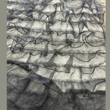 Ruffle Organza Fabric Sheer Polyester Mesh 52 to 54 Inch Wide