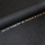 Charcoal Sharkskin Merino Wool Fabric 58/60in Width by the Yard