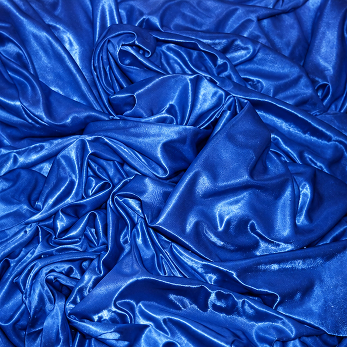Royal Blue Low Stretch Polyester Tricot Fabric 108/120 Inch Yard