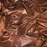 Brown Low Stretch Polyester Fabric Extra Wide 108/120 Inch Yard