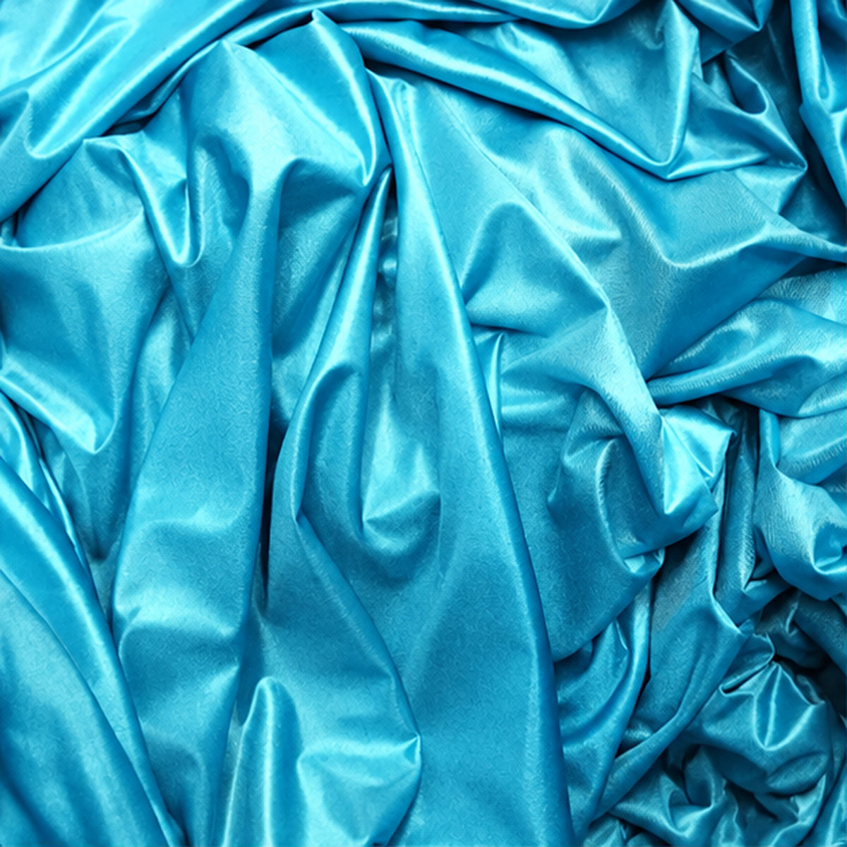 Aqua Low Stretch Polyester Fabric Extra Wide 108/120 Inch Yard