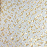 3D Butterflies Champagne Lace Fabric Embroidered by the Yard Decor