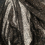 BPS Mesh Lace Black Mesh Fabric Sheer Stretch by the Yard Decor