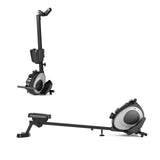 Magnetic Rowing Machine for Home, Adjustable 8-Speed Resistance, Full Body Workout, Supports Up to 265 lbs, Phone/Tablet Ready