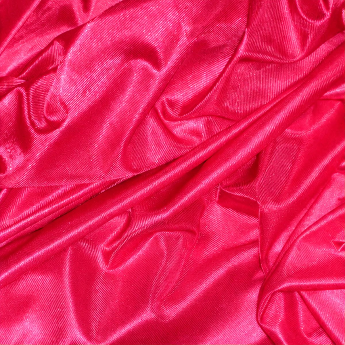 Hot Pink Low Stretch Polyester Tricot Fabric 108/120 Inch Yard