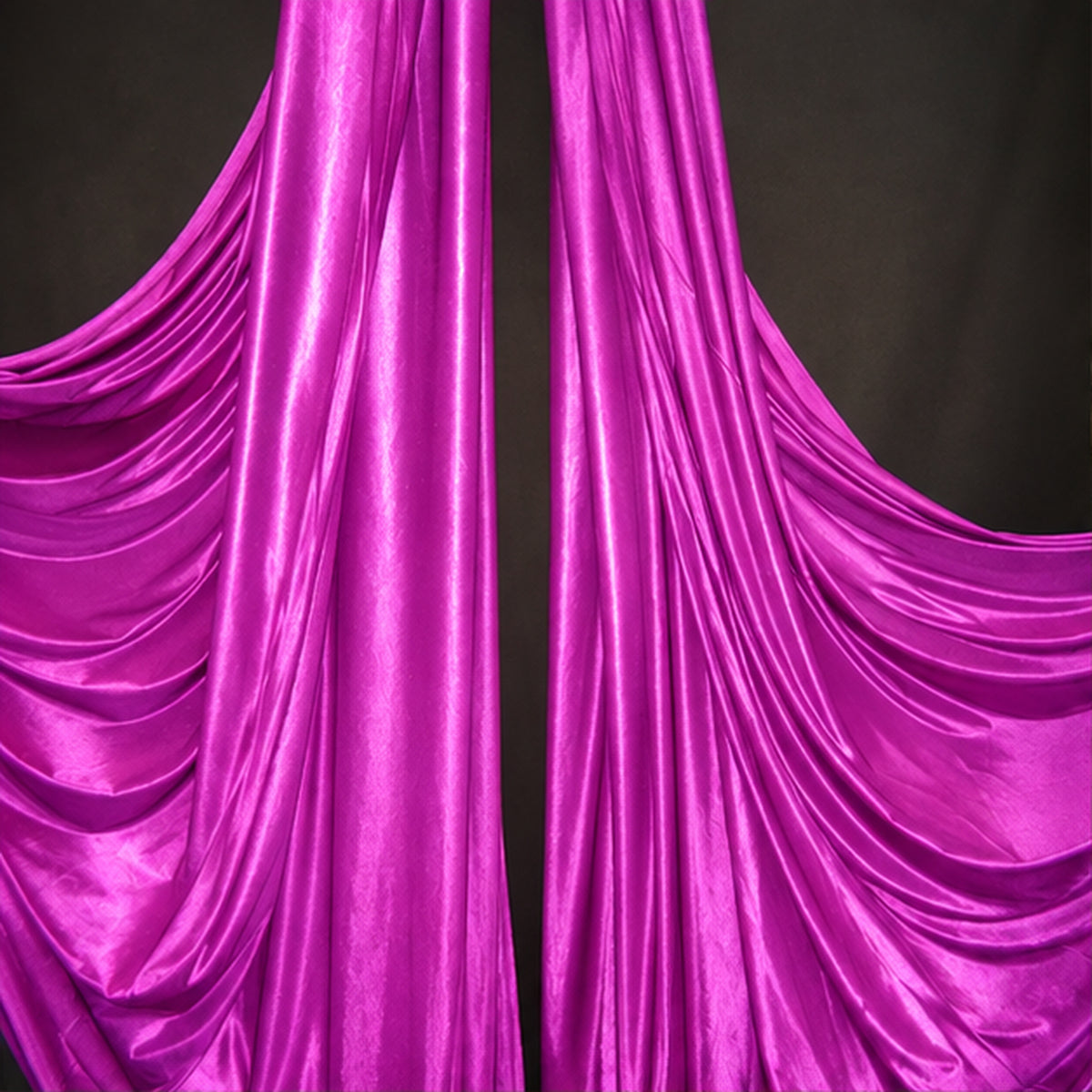 Magenta Low Stretch Polyester Tricot Fabric 108/120 Inch Yard