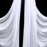 White Low Stretch Polyester Tricot Fabric 108/120 Inch Yard