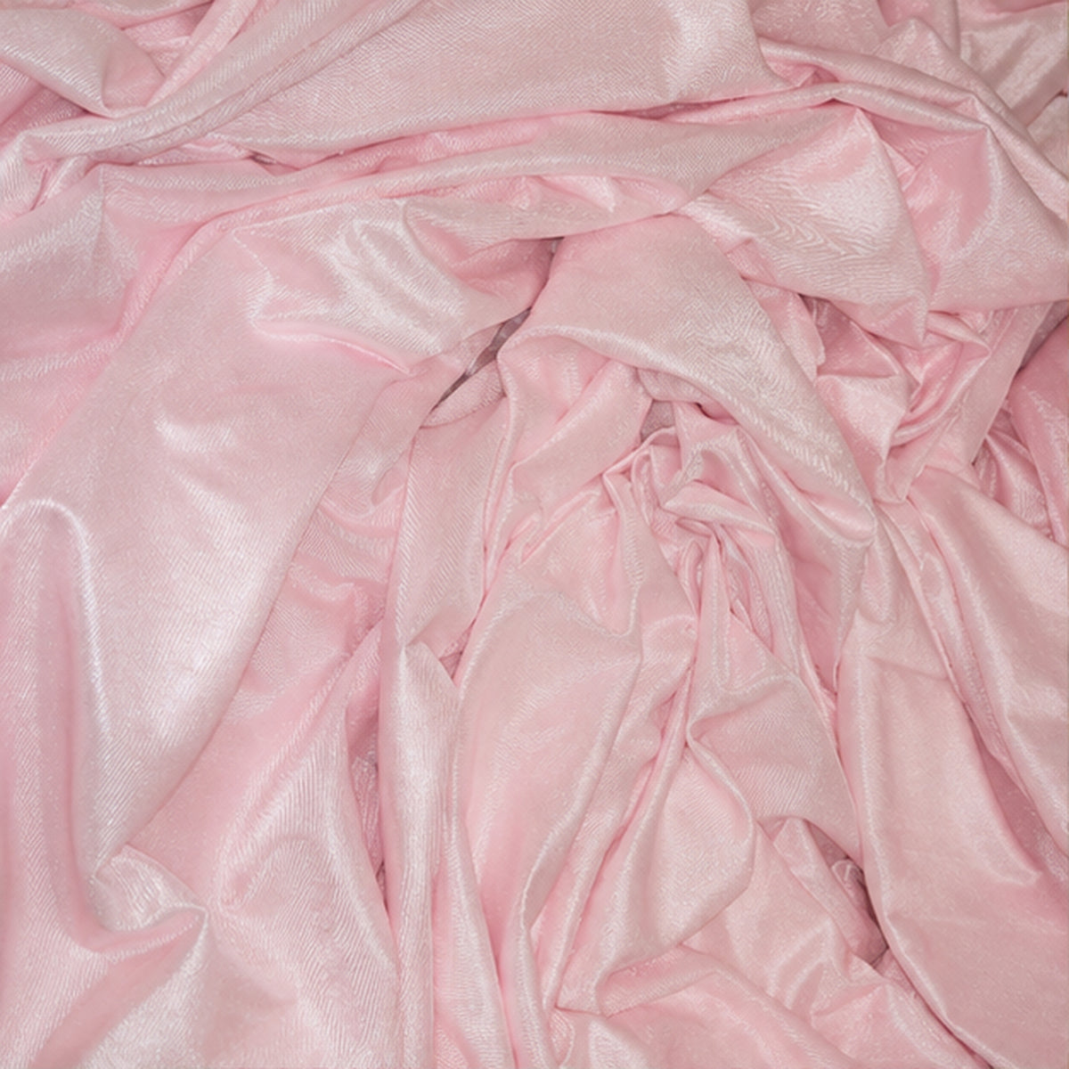 Light Pink Low Stretch Polyester Tricot Fabric 108/120 Inch Yard