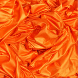 Orange Low Stretch Polyester Fabric Extra Wide 108/120 Inch Yard