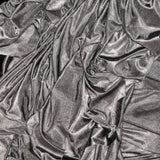 Gray Low Stretch Polyester Fabric Extra Wide 108/120 Inch Yard