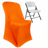 Orange Premium Spandex Lifetime Folding Chair Cover 220 GSM 1pc
