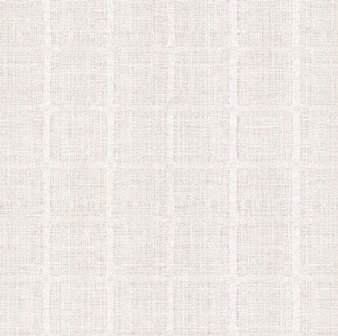 1 Yard Ivory Windowpane Plaid Linen Durable Craft Fabric 56" Width