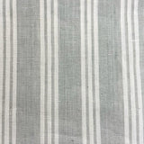 1 Yard Ivory Pure Linen Yarn Dyed 2 Tone Stripe Sage Fabric 58 Inch Width
