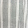 1 Yard Ivory Pure Linen Yarn Dyed 2 Tone Stripe Sage Fabric 58 Inch Width