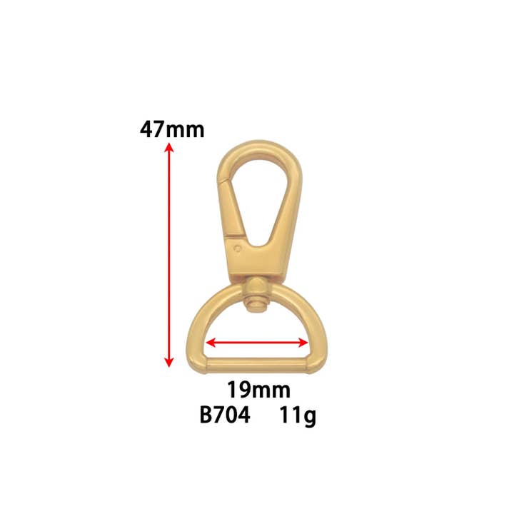 New Arrival Bag Hardware Snap Hook High Quality Gold Swivel Snap Hook Clasp