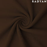 Tai Chi Double Sided Fleece Anti Pilling Stretch Fabric 100% Polyester for Activewear Apparel 62 Inch Width 264 GSM