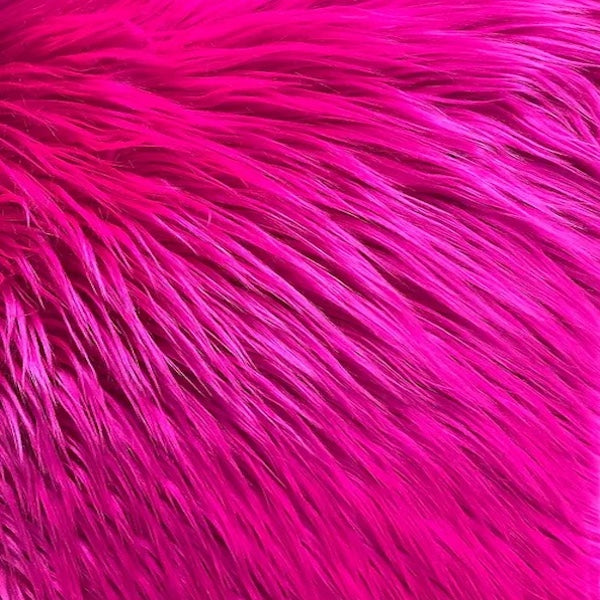1 Yard Shaggy Long Pile Faux Fur Fabric 4" Pile