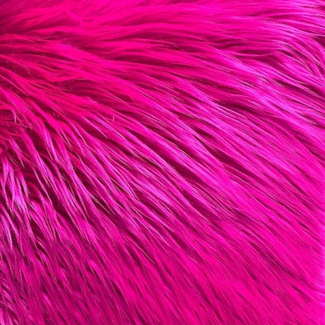 1 Yard Shaggy Long Pile Faux Fur Fabric 4" Pile