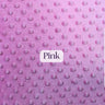 1 Yard Ultra Soft Minky Dot Fleece Plush Fabric 100 Percent Polyester for Crafts 60 Inch Width