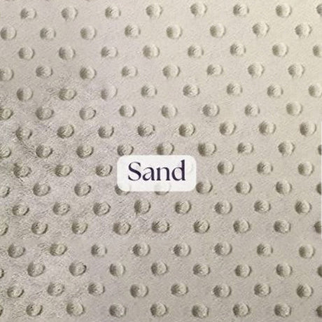 1 Yard Ultra Soft Minky Dot Fleece Plush Fabric 100 Percent Polyester for Crafts 60 Inch Width