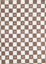 1 Yard Polyester Spandex 80 GSM Mesh Fabric Flower Checker Print Lightweight Soft Stretch 54" Width