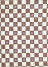 1 Yard Flower Checker Mesh Knit Fabric Lightweight Stretch 54 Inches Wide