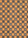 1 Yard Flower Checker Mesh Knit Fabric Lightweight Stretch 54 Inches Wide