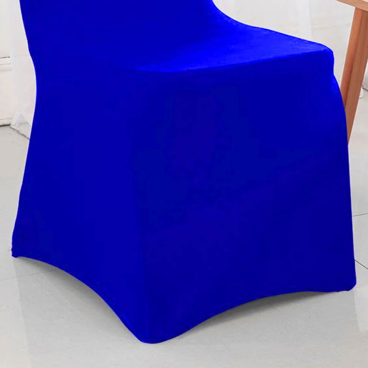 Royal Blue Spandex Banquet Chair Cover with Stretch Fit for Elegant Event Seating