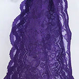 10 Pieces Regency Purple Caspari Lace Chair Sashes for Wedding and Party Chair Decor 9x108 Inches