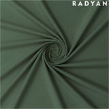 Nylon Spandex Tricot Matte Stretch Fabric 80% Nylon 20% Spandex for Swimwear Activewear Apparel 58/60 Inch Width 200 GSM