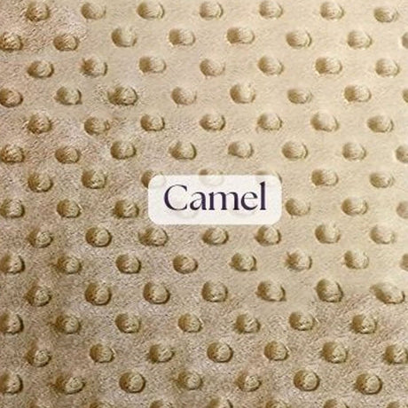 1 Yard Ultra Soft Minky Dot Fleece Plush Fabric 100 Percent Polyester for Crafts 60 Inch Width