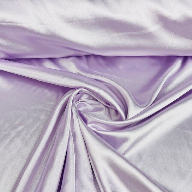 1 Yard 60” Stretch Charmeuse Satin Fabric – 195 GSM, Silky 2 Way Stretch for Bridal, Evening Dresses &amp; Event Décor (97% Polyester, 3% Spandex)